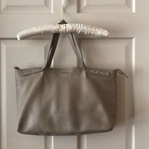 Furla pebbled leather handbag